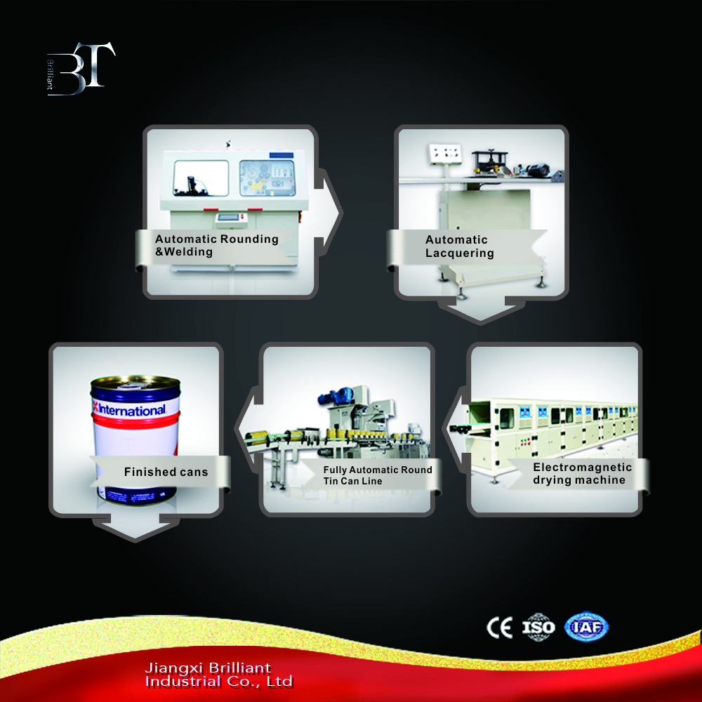 6 head can sealing machine