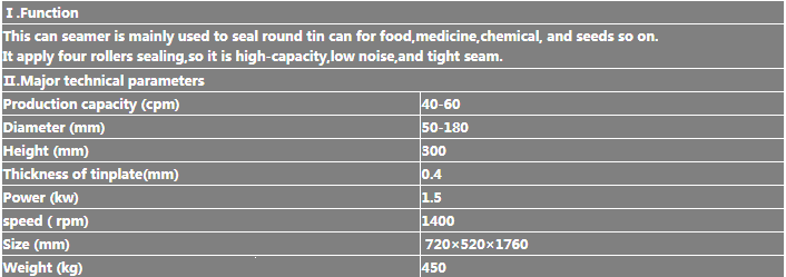 GT4A68 Tin can sealer